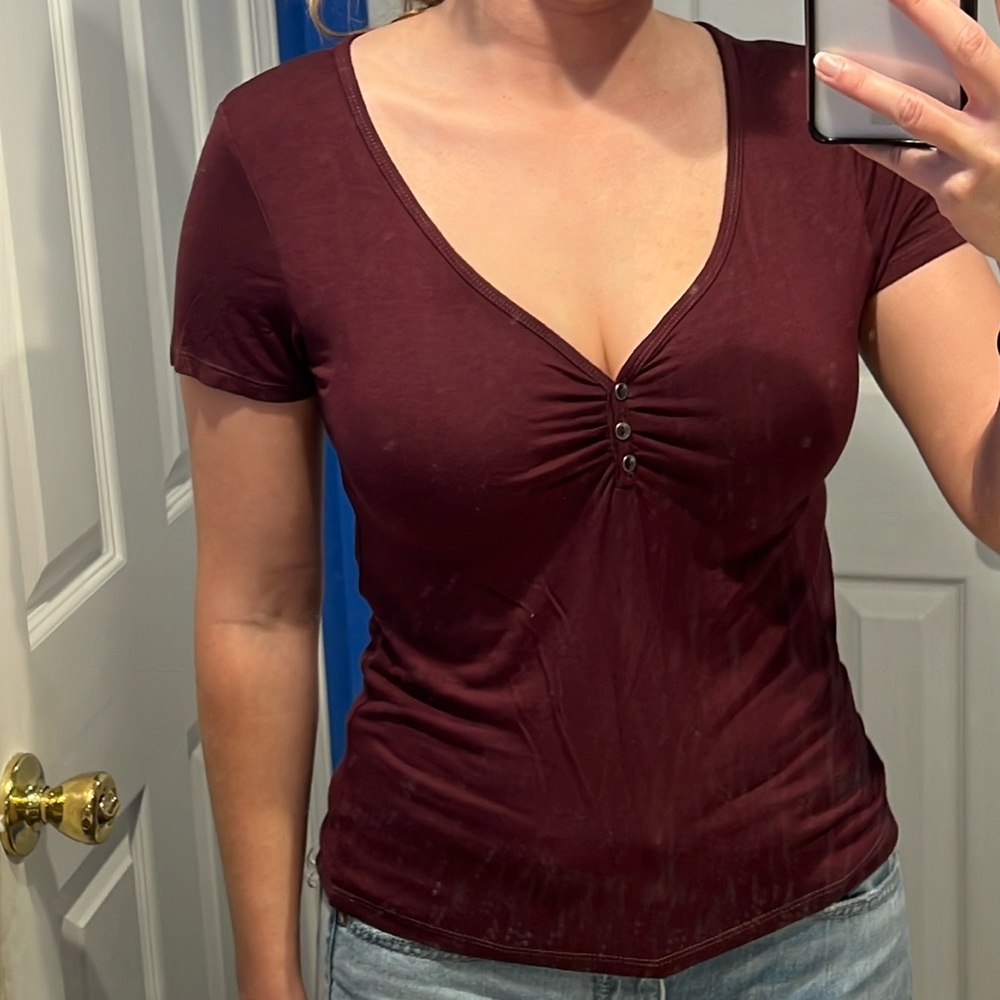 BUNDLE: 5 American Eagle Women's Short-Sleeve Tops